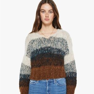 Maiami Alpaca Ombré V Neck Pullover